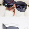 Neue Mode Y2K Sonnenbrille Damen Integrierte Surround Sonnenbrille Retro Designer Damen Brillen UV400 Oculos De Sol