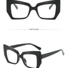 New Clear Thick Frame Eyewear Anti Blue Light Blocking Glasses Square Optical Eyeglasses For Women eye glasses for men