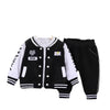 2023 New Kids Baseball Clothing Sets Boys Girls Casual Sports Suit Coat Pant 2Pcs Spring Autumn Thin Baby Tracksuit Outfits 1-4Y