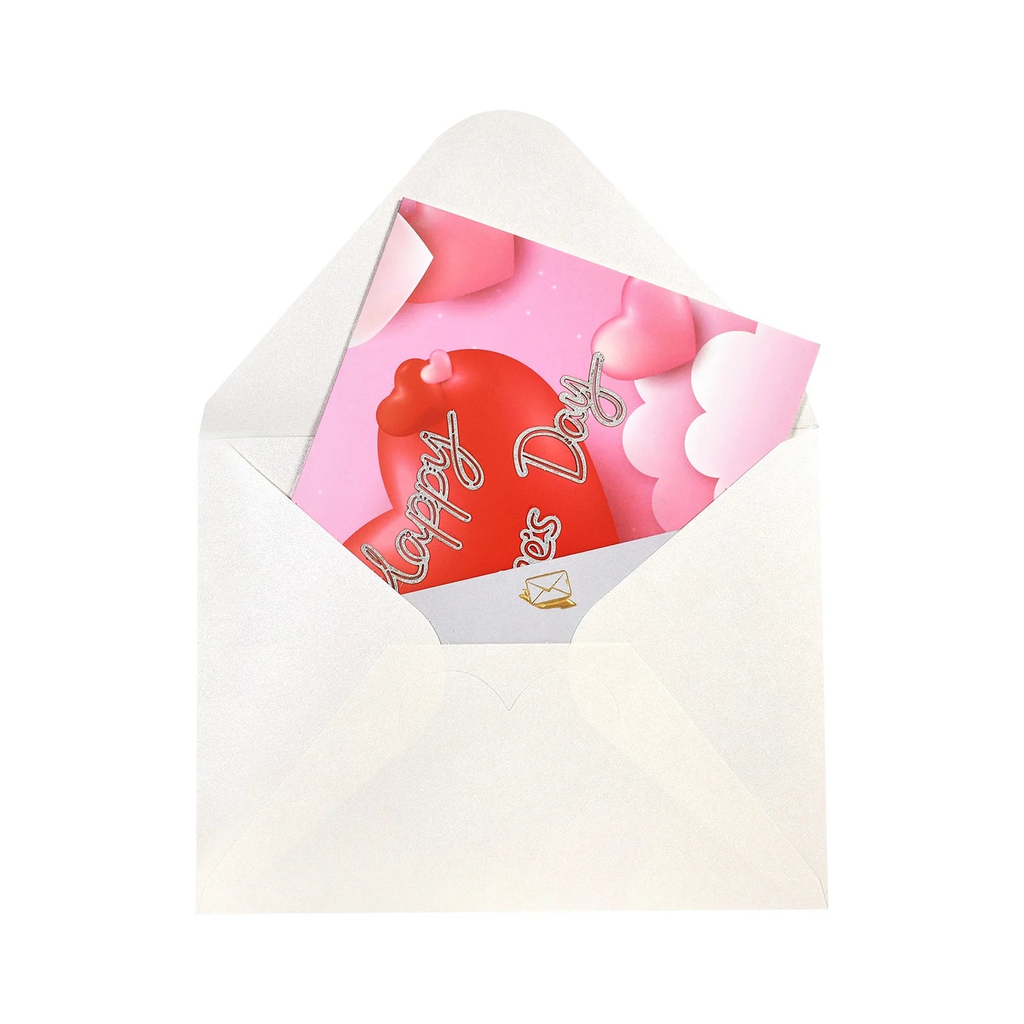 Valentinstag Geschenk 3D Pop Up Karte Jahrestag Hochzeit Geburtstag für Ehefrau Ehemann Grußkarten mit Umschlag und Notizkarte