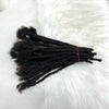 Dreadlock Extensions Echthaar für Männer/Frauen 0,6 cm Breite Permanente Loc Extensions 20 Stränge 8 Zoll Brasilianische Dreadlocks
