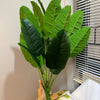 1pc 18 Leaves Artificial Plants Large Tropical Palm Tree Fake Banana Plants Leaves Real Touch for Home Garden Party Decor 2025