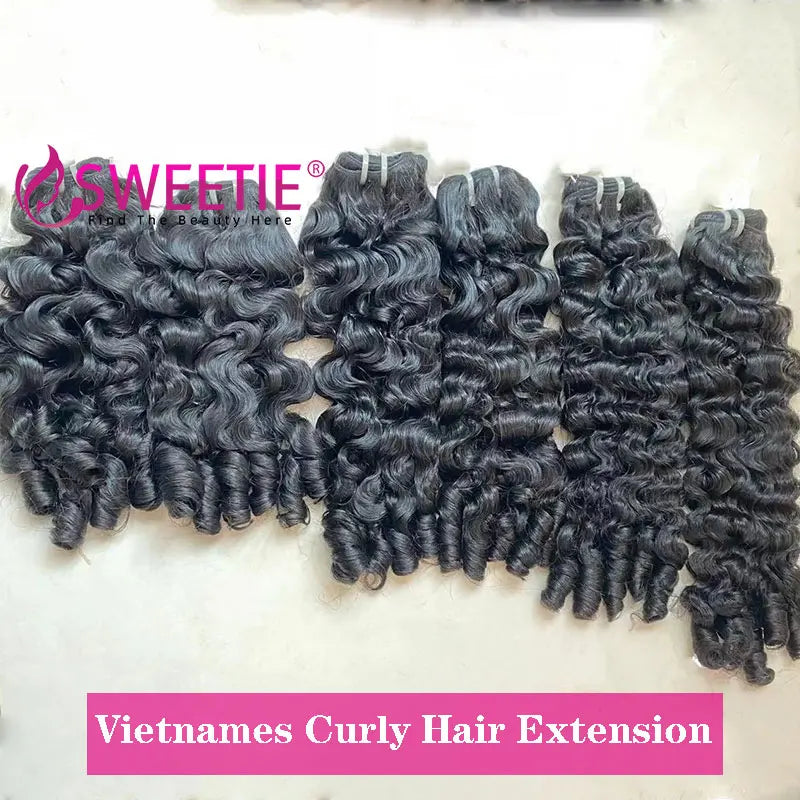 12A Burmesische Pix Curls Echthaar-Bundles Angebote Vietnamesisches unbehandeltes Echthaar-Weave-Bundle Ocean Spiral Lockiges Haar-Bundles