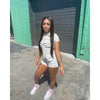 Streetwear Zipper Pockets Shorts Jumpsuit Women Clothing Short Sleeve Skinny Cargo Playsuit Summer Casual One Pieces Romper