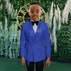 Boys Yellow Jacket 2 Piece Set Wedding Kids Blazer Pants Double Breasted Design Custom 2-16 Years Old Slim Fit Boys Suit