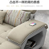 MINGDIBAO Fabric Sofa Set Furniture Living Room Sofa Set with USB and Stools / Big U Shape Cloth Couch Sofas for Home Furniture