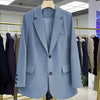 Candy Color Blazer Women Clothing Trends Long Sleeves Blazers Chic Office Ladies Jackets Luxury High-end Coat Vestido Outerwear