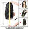 30 Inch 13x4 Kinky Curly Lace Front Wigs Human Hair Pre Plucked 13x6 Transparent Lace Jerry Curly Wig For Women With Baby Hair