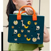 EVA Large Leather Shoulder Bag Handbag Tote Bag Storage for Women Casual Waterproof Beach Bag Hole Fit Charm Fashion Storage Bag