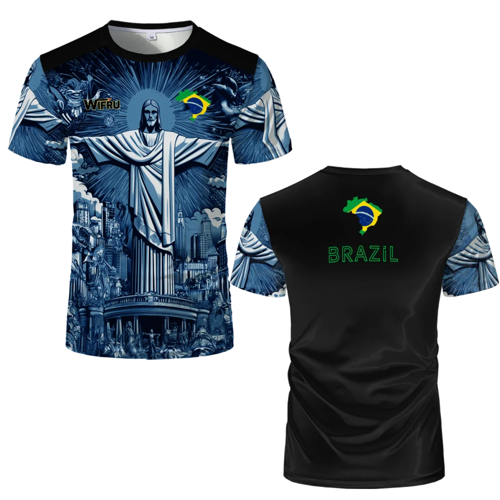 90 Minutes Series MM9 JUL Football Shirt Men's Summer Outdoor Sports Quick-drying Jersey Fitness Training O-neck T-shirt