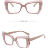 New Clear Thick Frame Eyewear Anti Blue Light Blocking Glasses Square Optical Eyeglasses For Women eye glasses for men