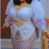 African Dresses for Women 2025 New Fashion Plus Size Sequin Evening Party Long Dress Dashiki Ankara Outfits Robe African Clothes