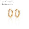 CRMYA Gold Silber gefüllt 16mm 14mm 12mm Blumen baumelnde Ohrringe Zirkonia Creolen für Damen Mädchen Schmuck Großhandel