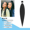 Pre-stretched Braids Synthetic Hair Professional Itch Free Hot Water Setting Fiber 30'' Ombre Yaki Texture Braid Hair Extensions