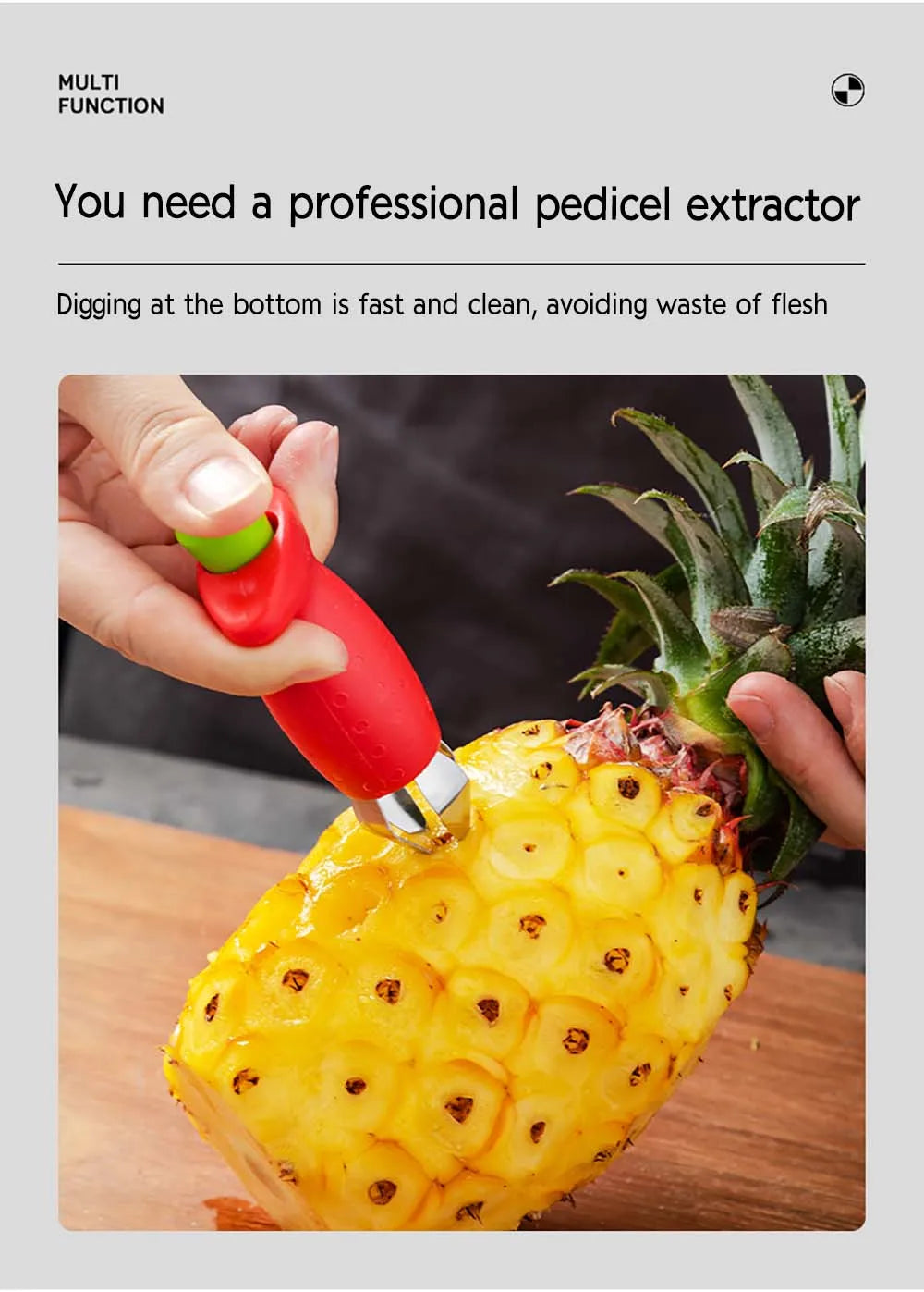 Strawberry Huller Pineapple Cutters Novel Tomato Stalks Remover Fruit Knife Useful Strawberry Leaf Cleaner Kitchen Accessories