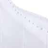 White 2 Piece Sets Women Outifits Autumn Slanted Shoulder Nail Bead Top Pants Two-piece Party Lady Matching Sets OL Fashion Suit