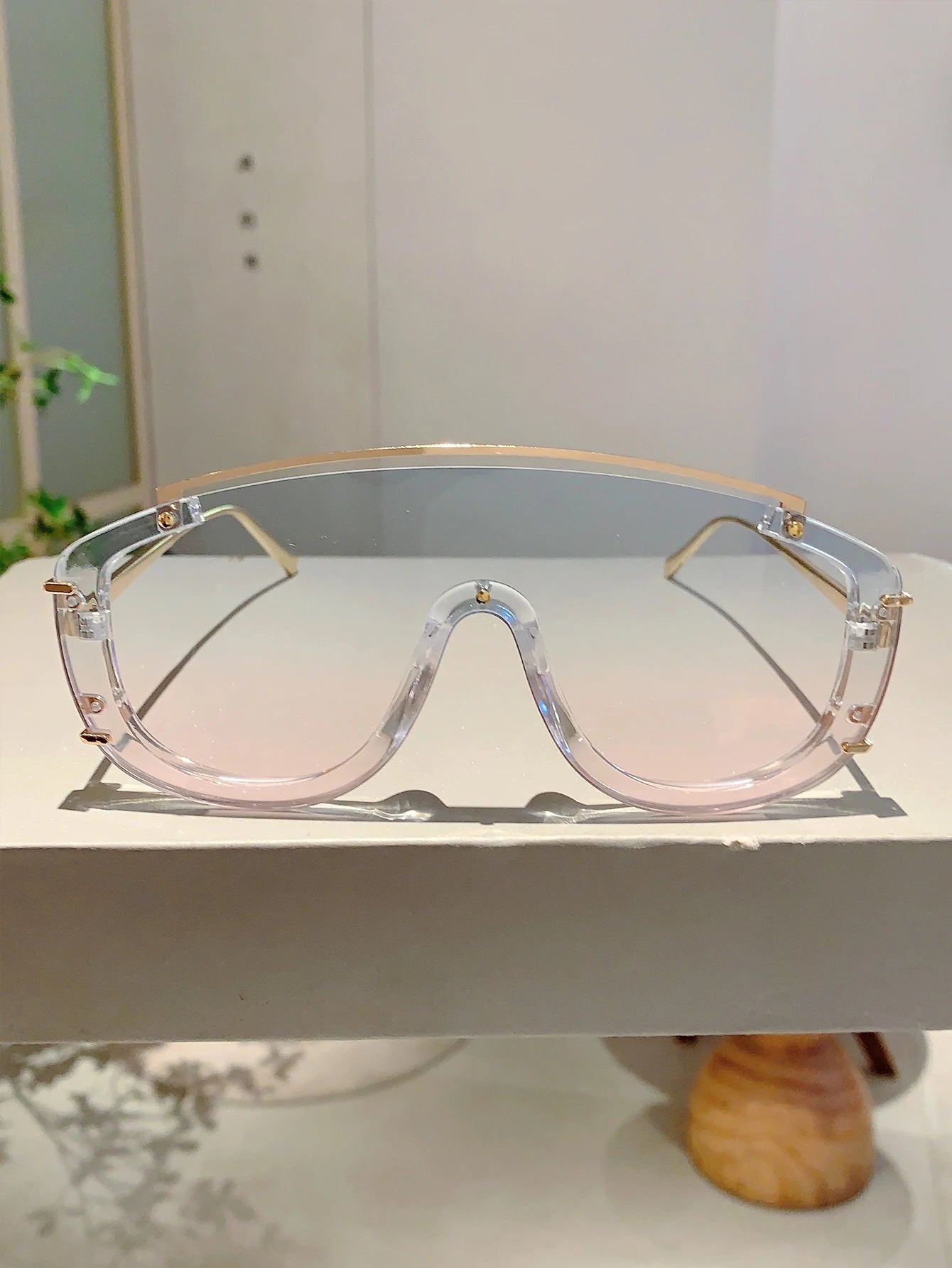 KAMMPT Fashion Leopard Damen-Sonnenbrille, stilvolle getönte Outdoor-Sportbrille, luxuriöses Metalldesign, Oversize Herren-Sonnenbrille