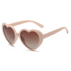 Neue herzförmige polarisierte Sonnenbrille für Damen, modisch, süß, Retro, Vintage, Verlaufs-Sonnenbrille, UV400-Schutz, Unisex-Brille
