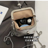Trendy Korean Fashion Mini Square Bag Vintage Streetwear Elegant Crossbody Bags Casual Y2k Aesthetic Shoulder Handbags for Women