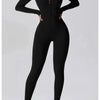 Summer Zipper Workout Jumpsuit Sports Overalls Women Gym Clothing Running Fitness Suits Gym Tracksuit Short Sportswear Yoga Set