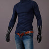 Thermal Underwear Tops Men Winter Clothes Thermal Shirt Autumn Men's Winter Tights High Neck Thin Slim Fit Long Sleeve T-shirt