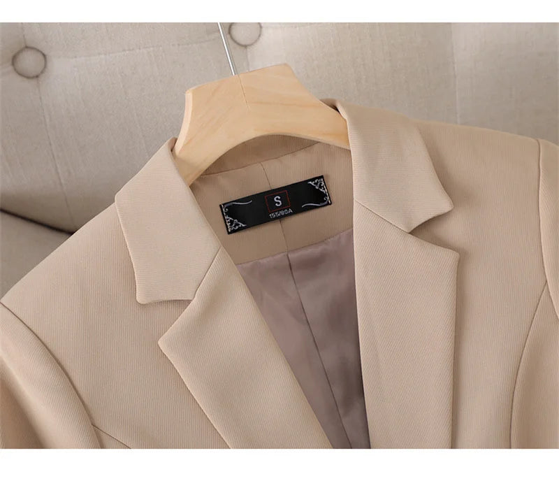 Spring Autumn Blazers New Small Suit Jacket Women Fashion Jacket High-Quality Professional Suit Ladies Blazers Female Outerwear