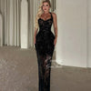 Lace Evening Dresses Woman Elegant Party With Corset Applique Mermaid Birthday Dresses Prom Gowns Halter Neck Customized