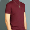 Men's Modal High Neck Short Sleeve T-Shirt Bottoming Shirt Silk Model Golf Wear Luxury Clothing Men's T-Shirt Bottoming Shirt