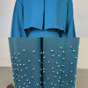 Frühlingskleidung für Damen, 2-teilige Sets Damen-Outfit, Laternenärmel-Anzug mit weiter Hose und Top, High Street Elegante Damen-Sets