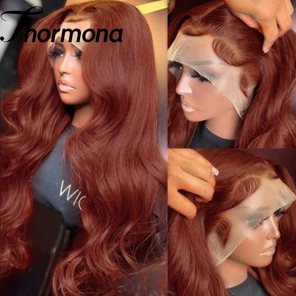 Dark Purple Body Wave Lace Front Wigs Synthetic Deep Burgundy 13x4 Lace Front Wigs Grape Purple Glueless Wigs 180% Density Women