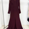HIGH STREET Newest Fashion 2025 Designer Party Vestido Women's Diamonds Beaded Split Long Maxi Dress