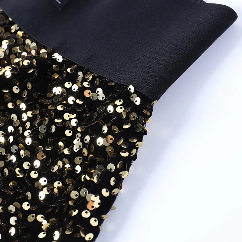 2023 Sommer Damen Mini Shorts Modetrend Pailletten Hohe Taille Glitzer Kleidung Sexy Skinny Party Nachtclub Shorts Streetwear