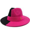 Low price wholesale Fedora hats men's and women's jazz hats red and white new tie dyed Fedora hats autumn classic hats sombrero