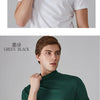 Long Sleeve T-shirt Thermal Underwear Tops Men Winter Clothes Thermal Shirt Autumn Men's Winter Tights High Neck Thin Slim Fit