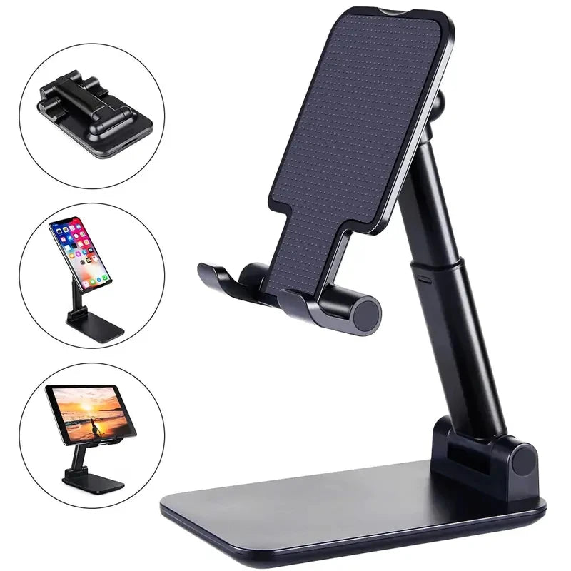 Schreibtisch-Handyhalterung Ständer für iPhone iPad Xiaomi Verstellbarer Desktop-Tablet-Halter Universal Tisch-Handyständer