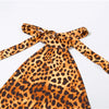 Weird Puss Neckholder-Overall für Damen, rückenfrei, Bandage, Leopardenmuster, eng anliegend, dehnbar, Sommer, sexy, Hipster, Aktivität, Workout-Spielanzüge