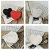 Fashion Heart Shape Crossbody Bags For Women New Solid Pu Leather Shoulder Bag Casual Ladies Handbags Designer Women Bags сумка