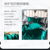 Luxury 100% Silk Bedding Set with Duvet Cover Set Double King Queen Size Bedding Cover Kit 4pcs Bed Cover Bed Linen Sets