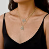 MHS.SUN Neue Leopard Bubble Buchstabenkette Vergoldet Chunky Bubble Zirkon 26 Initialen Anhänger Halskette Frauen Modeschmuck
