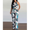 Summer Two Piece Set Women Fashion Short Print Sleeveless Vest High-waisted Wide-leg Pants Suit Two Piece Set Women Casual Suit
