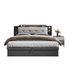Minimalist Modern Full Bedroom Set Design Dresser Comfy Storage Double Bedroom Set Elegant Black Letto Matrimoniale Furniture