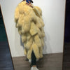 GO BALLISTIC YA Fox Fur Coat 2023 Winter New Natural Fur Clothing Fur Outwear 7337