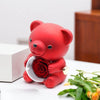 Valentinstag Rose Hug Bär Schmuckkästchen Echte Ewige Rosen Geschenke für Freundin Frauen Ehefrau Muttertag Geburtstag Jahrestag