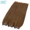 Russian Human Hair Bundles Weft 100% Remy Human Hair Weaves 100G /50G Hair Weaving Braiding Natural Straight Hair