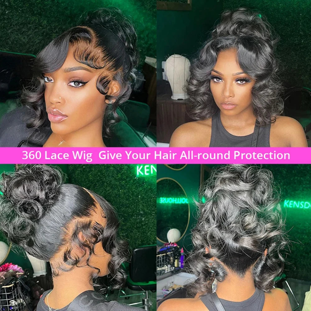 Invisi Strap Snug Fit 360 Full Lace Wig HD Transparent Lace Frontal Body Wave Glueless Human Hair Ready To Wear Wig