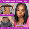 13x4 Glueless Lace Front Perücke Echthaar Glatt 13x6 HD Transparent Lace Frontal Perücken Kurze Bob Perücke für Frauen Remy 250% Dichte
