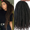 Yeaful 18 Inch Synthetic Marley Twist Braiding Hair Red Black Brown Ginger Bug Blonde #4 Pre Looped Marley Twists Crochet Hair