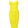 New 2024 Women Sexy Celebrity Midi Red White HL Elastic Bandage Dress Spaghetti Strap Club Bodycon Party Dress Wholesale HL434
