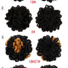 Synthetic Afro Puff Drawstring Ponytail Hair Bun 10 Inch Short Afro Kinkys Curly Afro Bun Extension Hairpieces Large Size
