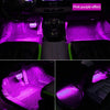 Neon LED Car Interior Ambient Foot Strip Light Accessories Back light Remote App Music Control Auto Decorative Atmosphere Lamp